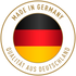 Engineered, produced and tested in Germany 100% Made in Germany